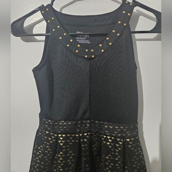 Epic Thread black and gold sleeveless dress Small * - Picture 3 of 3
